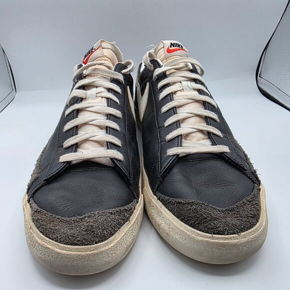 Nike Blazer Low \'77 Mens Size 14 Vintage Black White Sneaker Shoes Casual Walkin main image 11